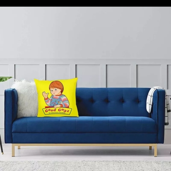 Child's Play Good Guy Doll Couch Pillow Case Set New Size 18X18 Inches. - Picture 9 of 9